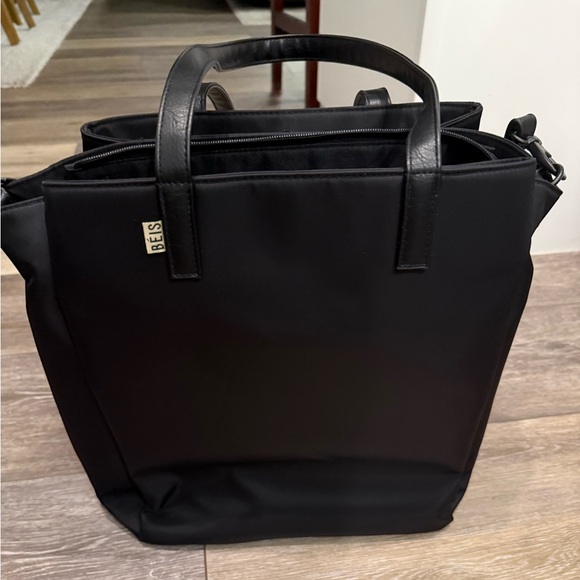 BEIS Handbags - BEIS Commuter Tote in Black